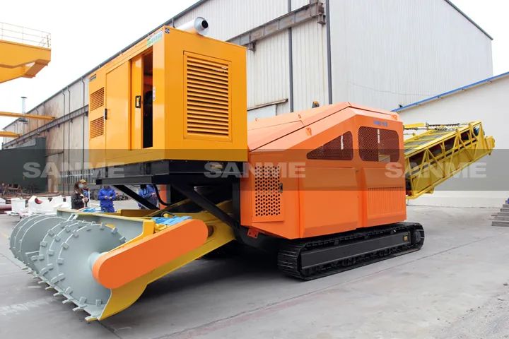 顛覆傳統(tǒng)裝車方式，山美履帶式取料機(jī)助您實(shí)現(xiàn)降本增效、節(jié)能減排！